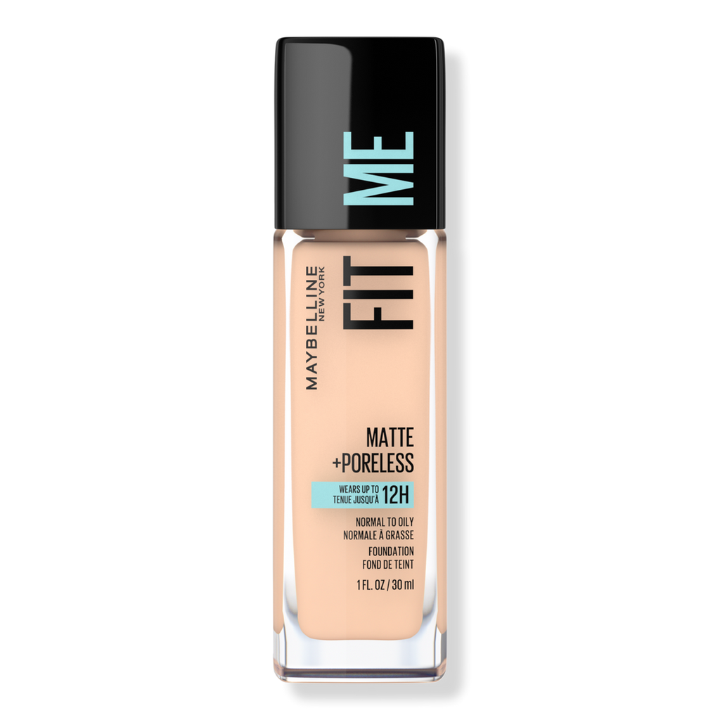 Maybelline Fit Me Matte + Poreless Liquid Foundation, Ivory 115, 1 oz