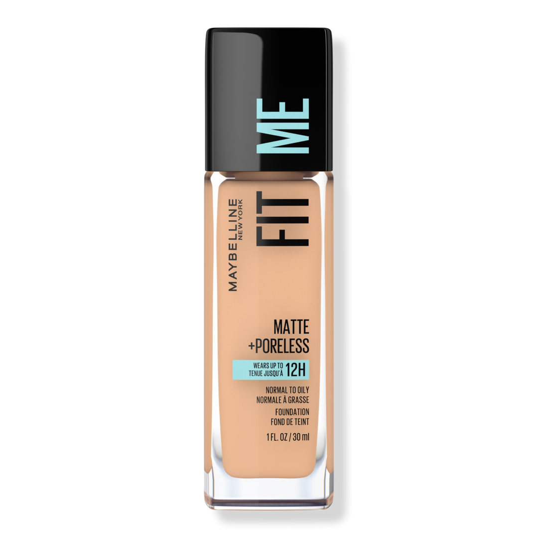 Maybelline Fit Me Matte + Poreless Flüssige Foundation, Buff Beige 130, 1 oz