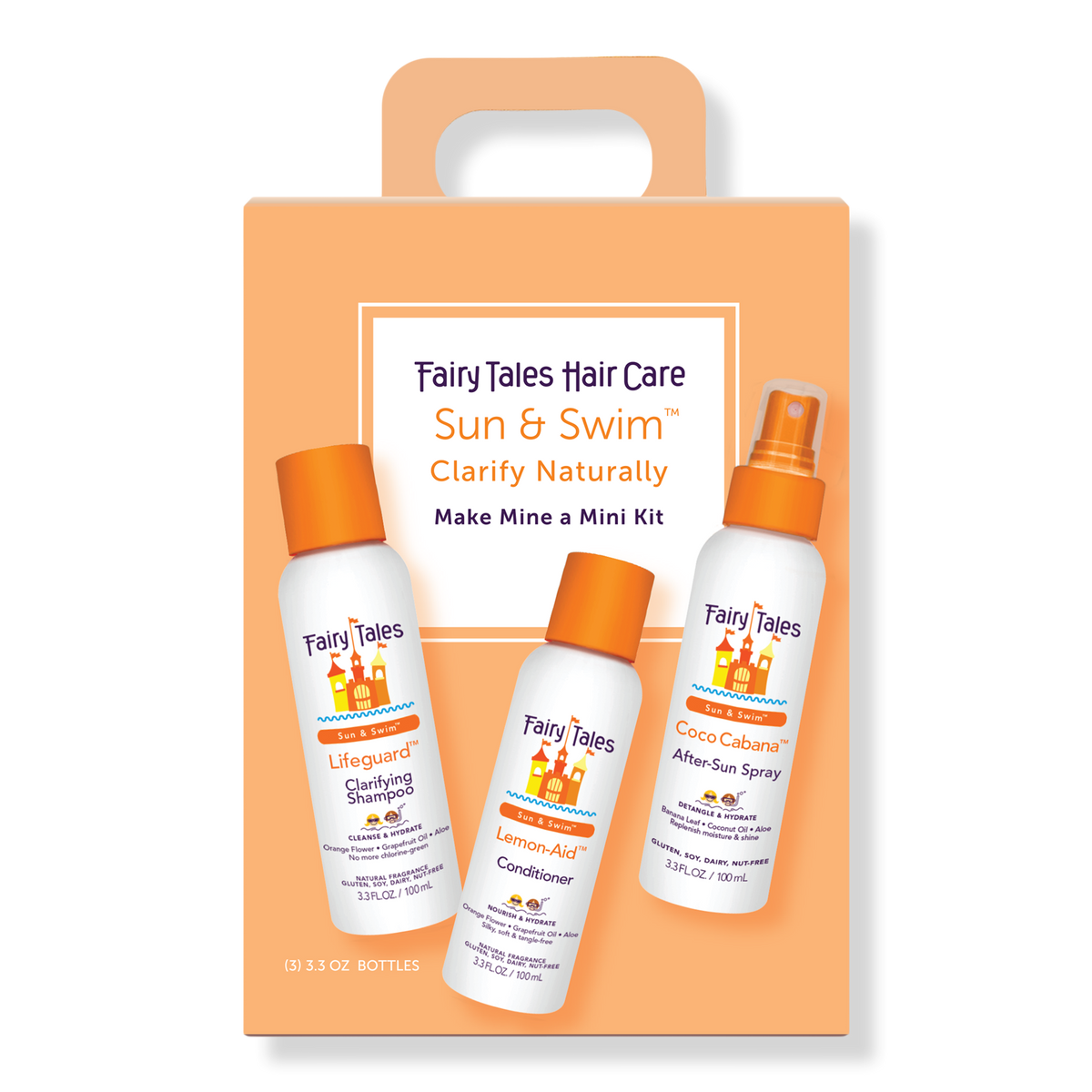 Sun & Swim Shampoo, Conditioner, and Spray Travel Kit