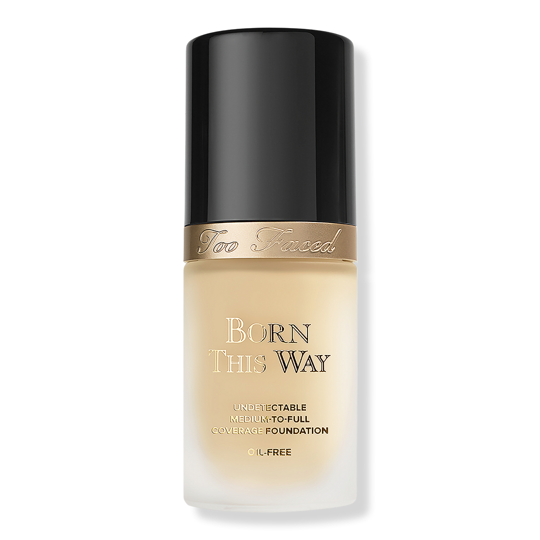 Too Faced Born This Way Undetectable Foundation mit mittlerer bis voller Deckkraft, Ivory, 1 oz