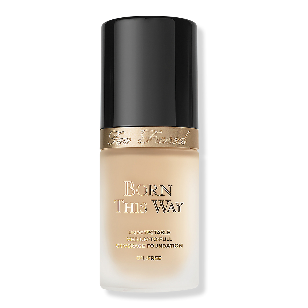 Too Faced Born This Way Undetectable Foundation mit mittlerer bis hoher Deckkraft, Vanilla, 1 oz