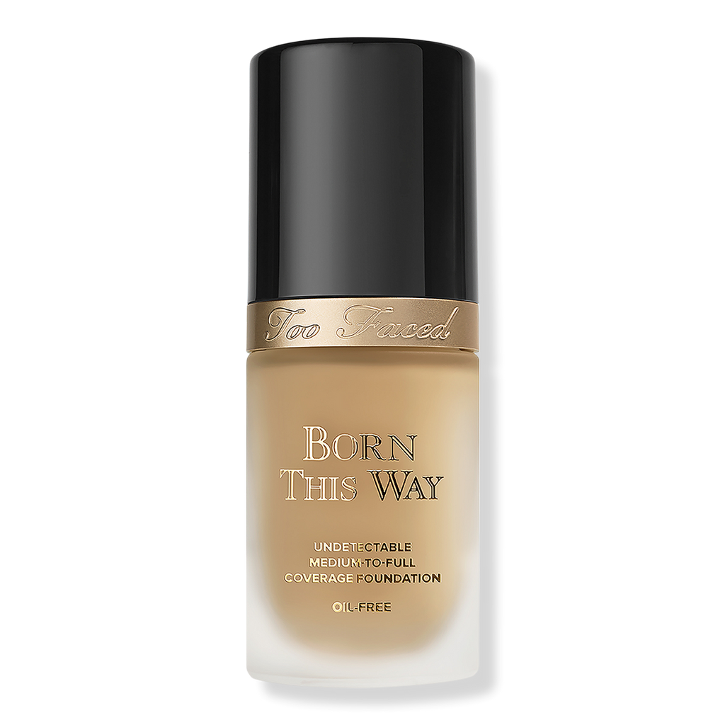 Too Faced Born This Way Undetectable Foundation mit mittlerer bis voller Deckkraft, Light Beige, 1 oz