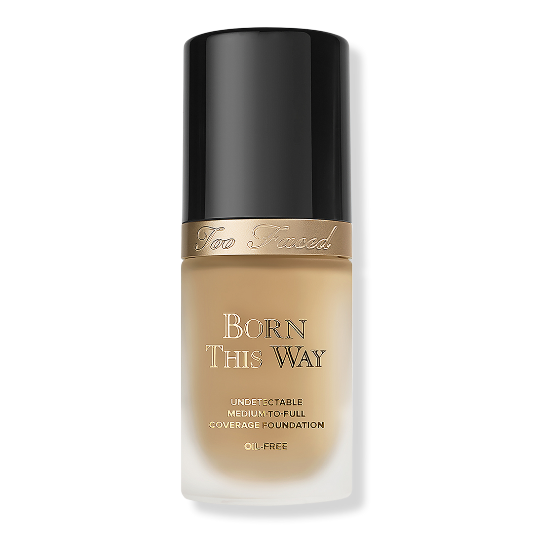 Too Faced Born This Way Undetectable Foundation mit mittlerer bis voller Deckkraft, Light Beige, 1 oz