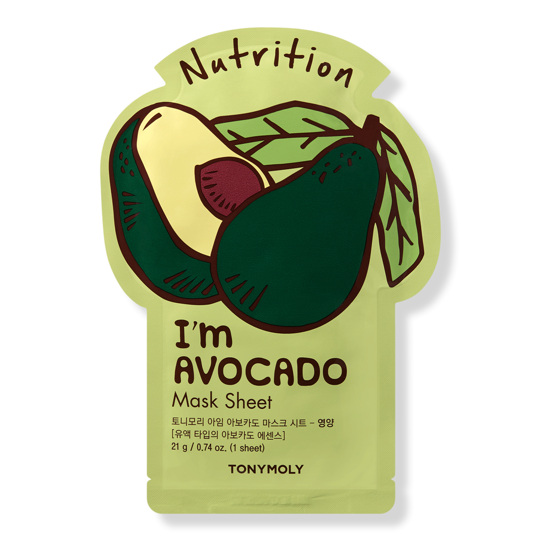 TONYMOLY I'm Real Avocado Tuchmaske, 0.71 oz