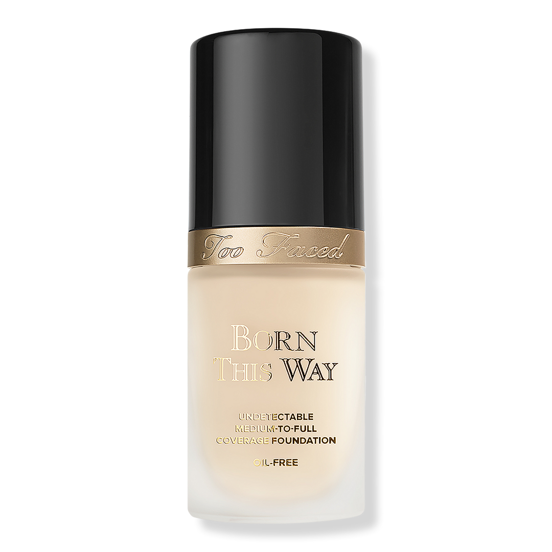 Too Faced Born This Way Undetectable Foundation mit mittlerer bis voller Deckkraft, Pearl, 1 oz