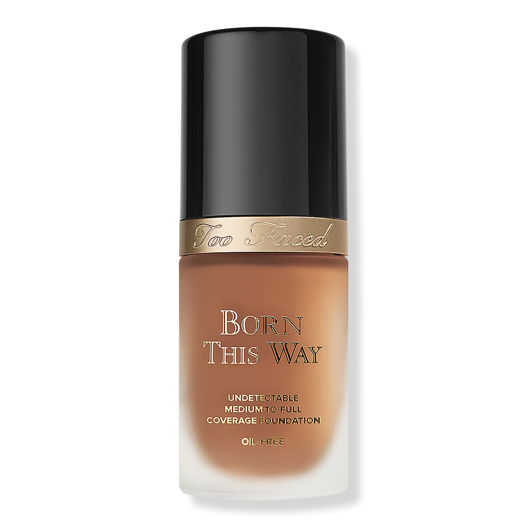 Too Faced Born This Way Undetectable Foundation mit mittlerer bis hoher Deckkraft, Maple, 1 oz