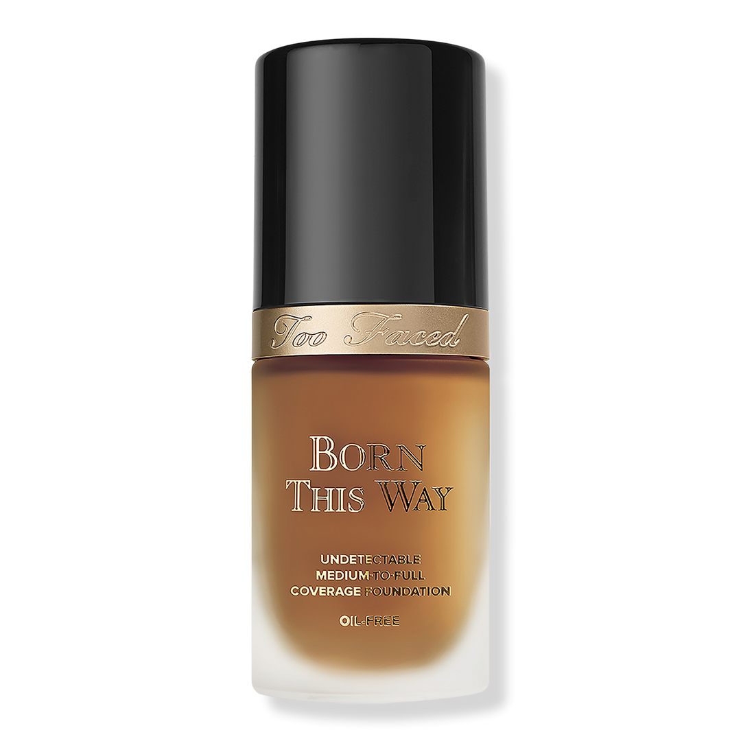 Too Faced Born This Way Undetectable Foundation mit mittlerer bis hoher Deckkraft, Chestnut, 1 oz