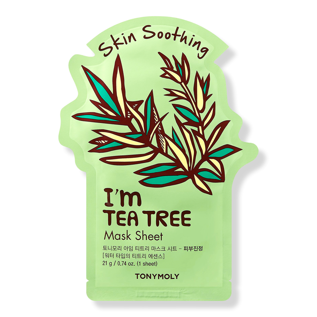 TONYMOLY I'm Real Tea Tree Mask Tuchmaske, 0.71 oz