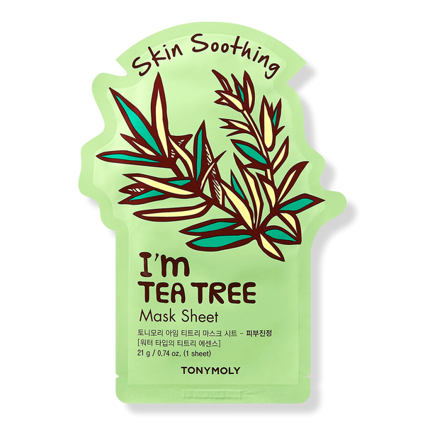 TONYMOLY I'm Real Tea Tree Mask Tuchmaske, 0.71 oz