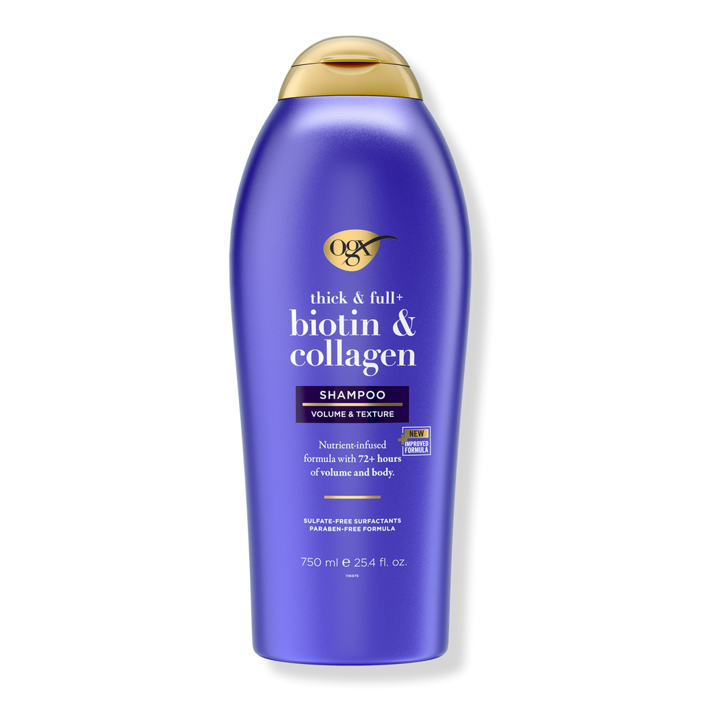 OGX Thick & Full + Biotin & Collagen Shampoo, 25.4 oz