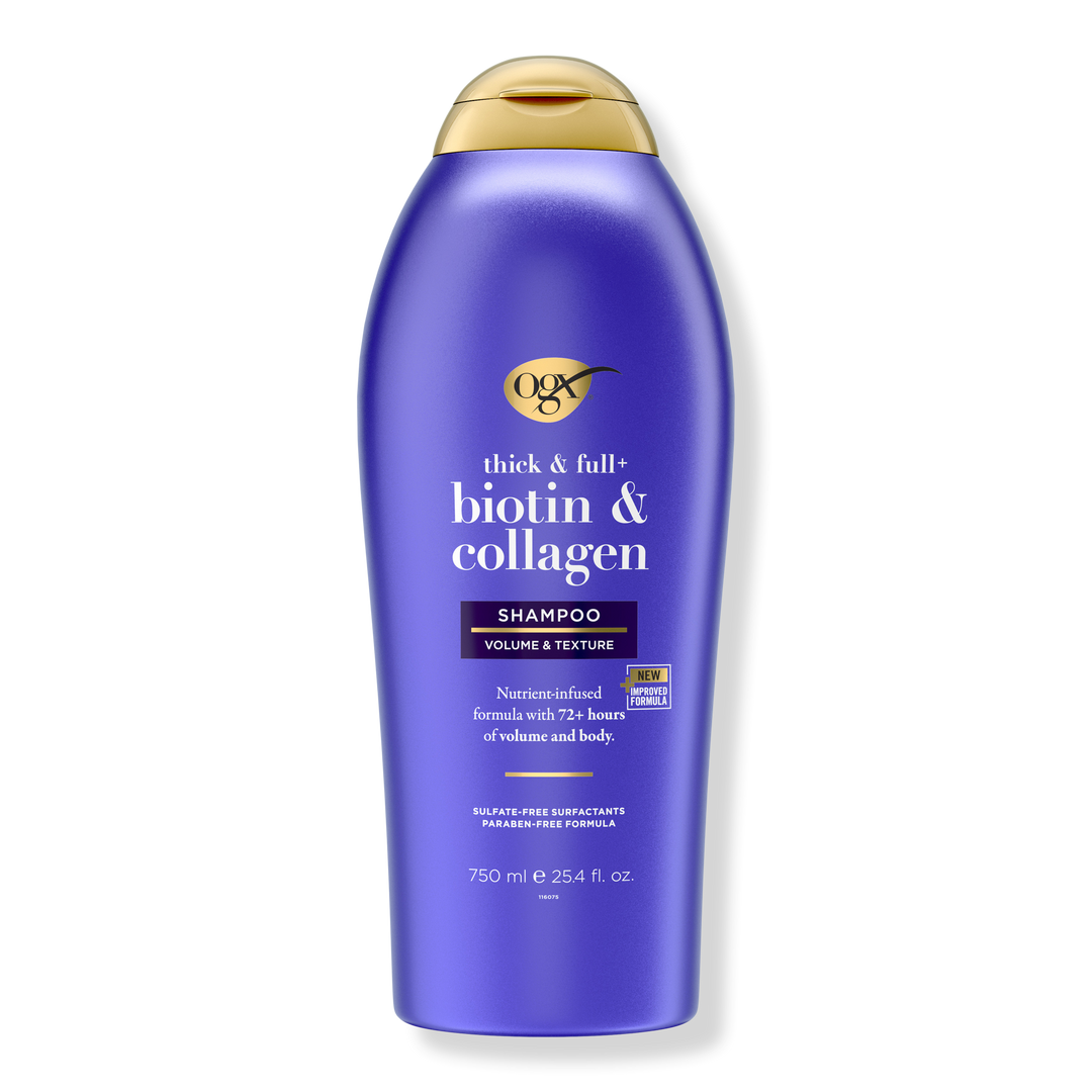 OGX Thick & Full + Biotin & Collagen Shampoo, 25.4 oz