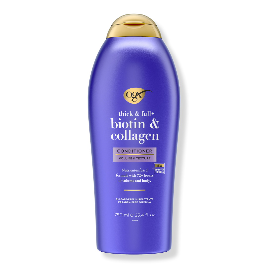 OGX Thick & Full + Biotin & Collagen Haarspülung für mehr Volumen, 25.4 oz