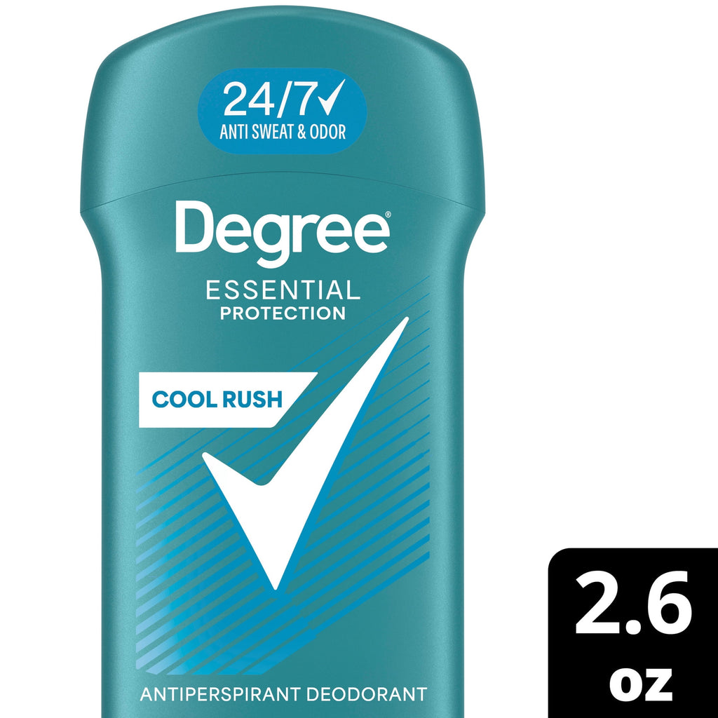 Degree Men Original Antiperspirant Deodorant 48-Hour Sweat & Odor Protection Cool Rush Antiperspirant For Men, 2.6 oz