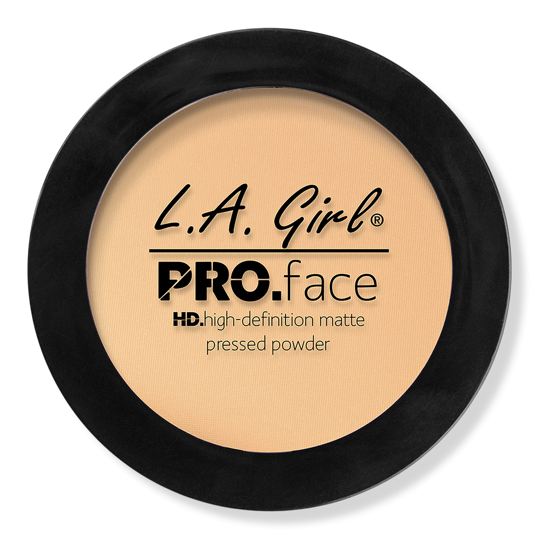 L.A. Girl Pro Face Matte Pressed Powder Kompaktpuder, Creamy Natural, 0.25 oz