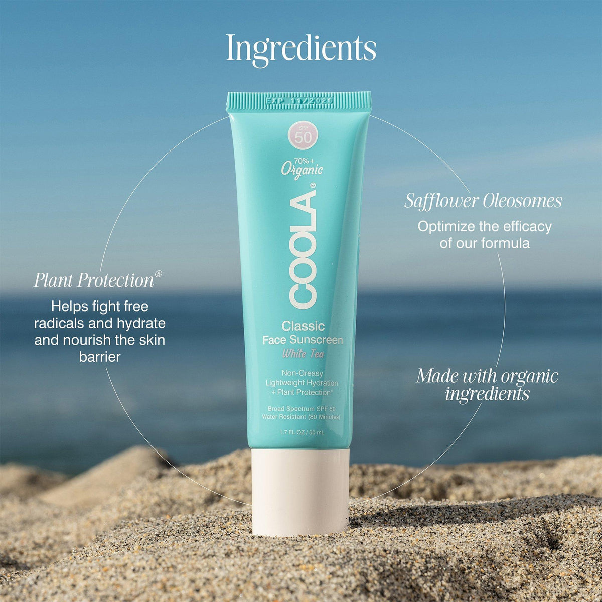 Organic Classic Face Sunscreen SPF 50