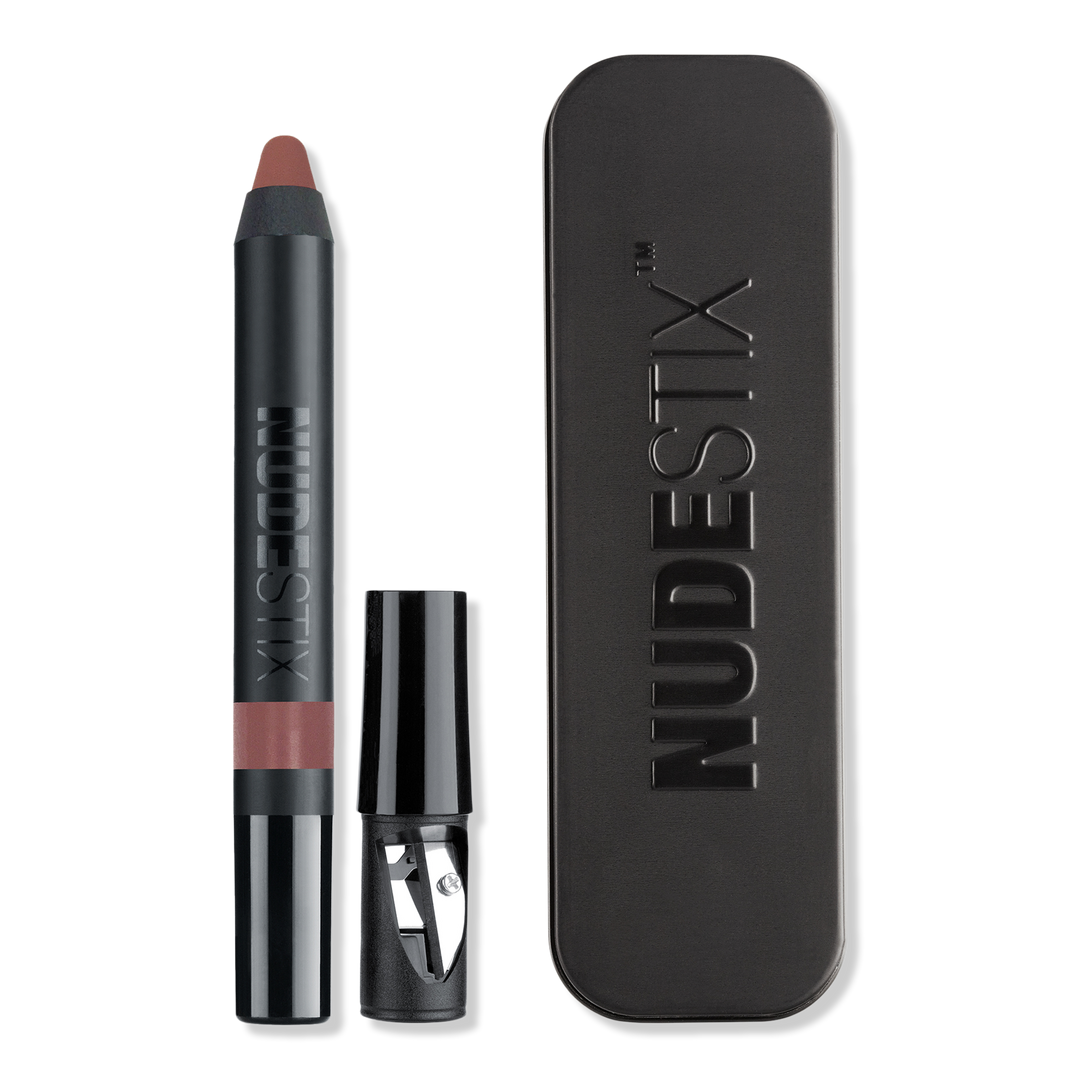 NUDESTIX Intense Matte Lip + Cheek Pencil Lippen- und Wangenstift, Belle, 0.1 oz