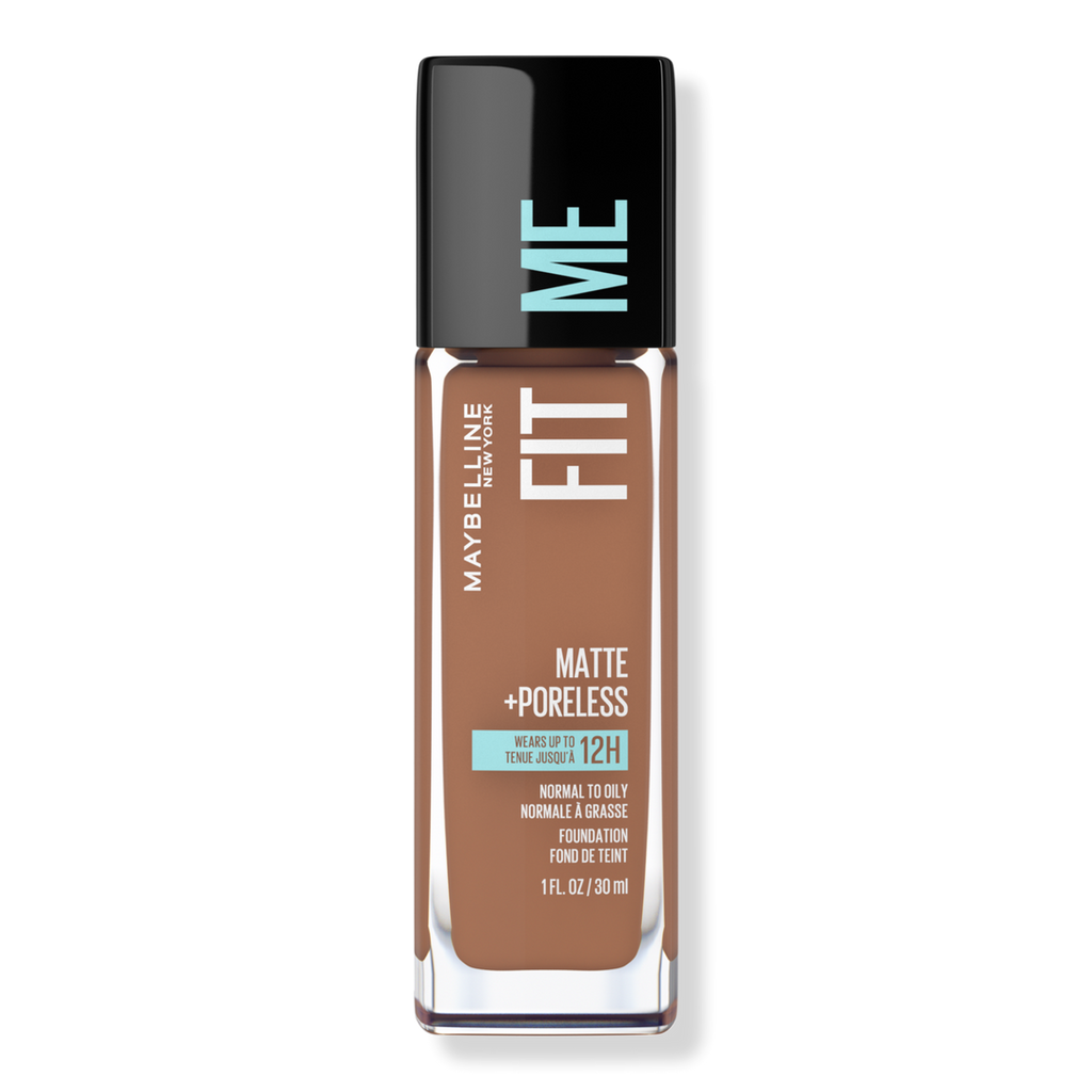 Maybelline Fit Me Matte + Poreless Flüssige Foundation, Latte 358, 1 oz