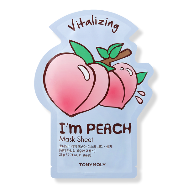 TONYMOLY I'm Real Peach Tuchmaske, 0.70 oz