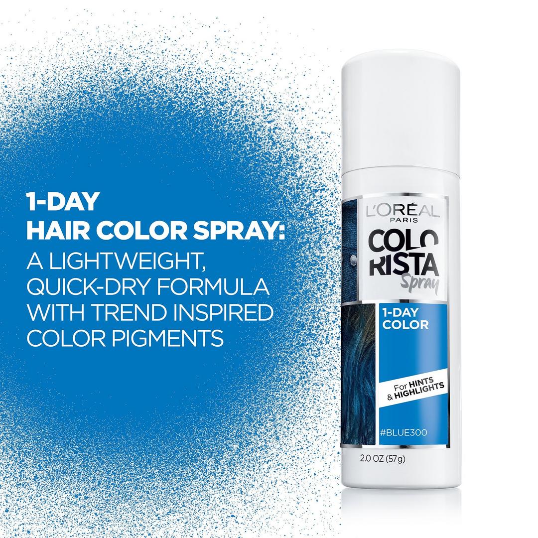 L'Oréal Colorista 1-Day Spray, Blau, 2 oz