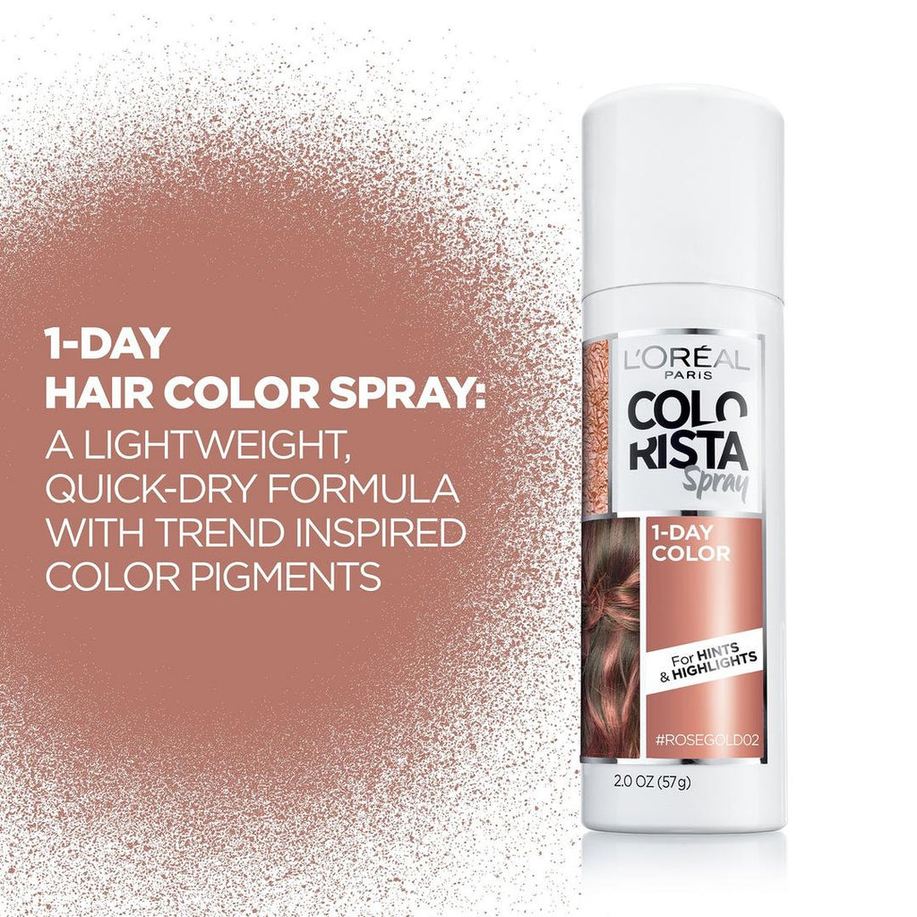 L'Oréal Colorista 1-Day Spray Haarfarbe, Rosegold, 2 oz