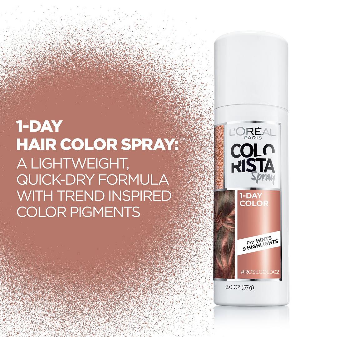 L'Oréal Colorista 1-Day Spray Haarfarbe, Rosegold, 2 oz