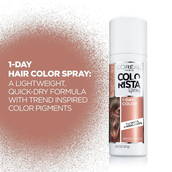 L'Oréal Colorista 1-Day Spray Haarfarbe, Rosegold, 2 oz