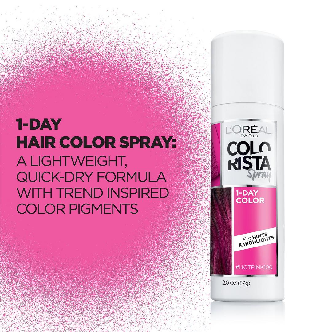 L'Oréal Colorista 1-Day Spray Haarfarbe, Hotpink, 2 oz
