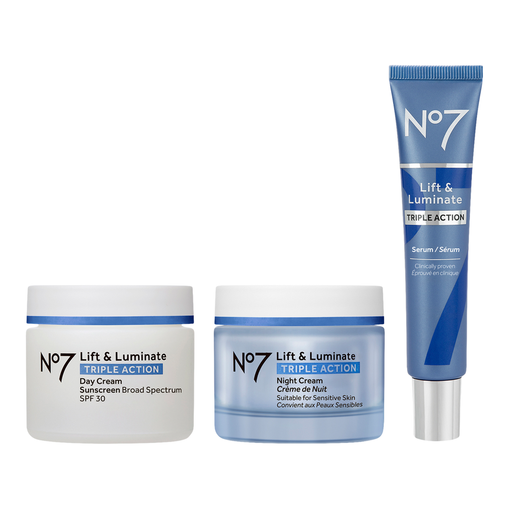 No7 Lift & Luminate Triple Action Anti-Ageing Hautpflegesystem