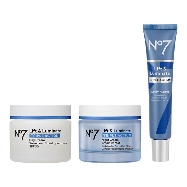 No7 Lift & Luminate Triple Action Anti-Ageing Hautpflegesystem