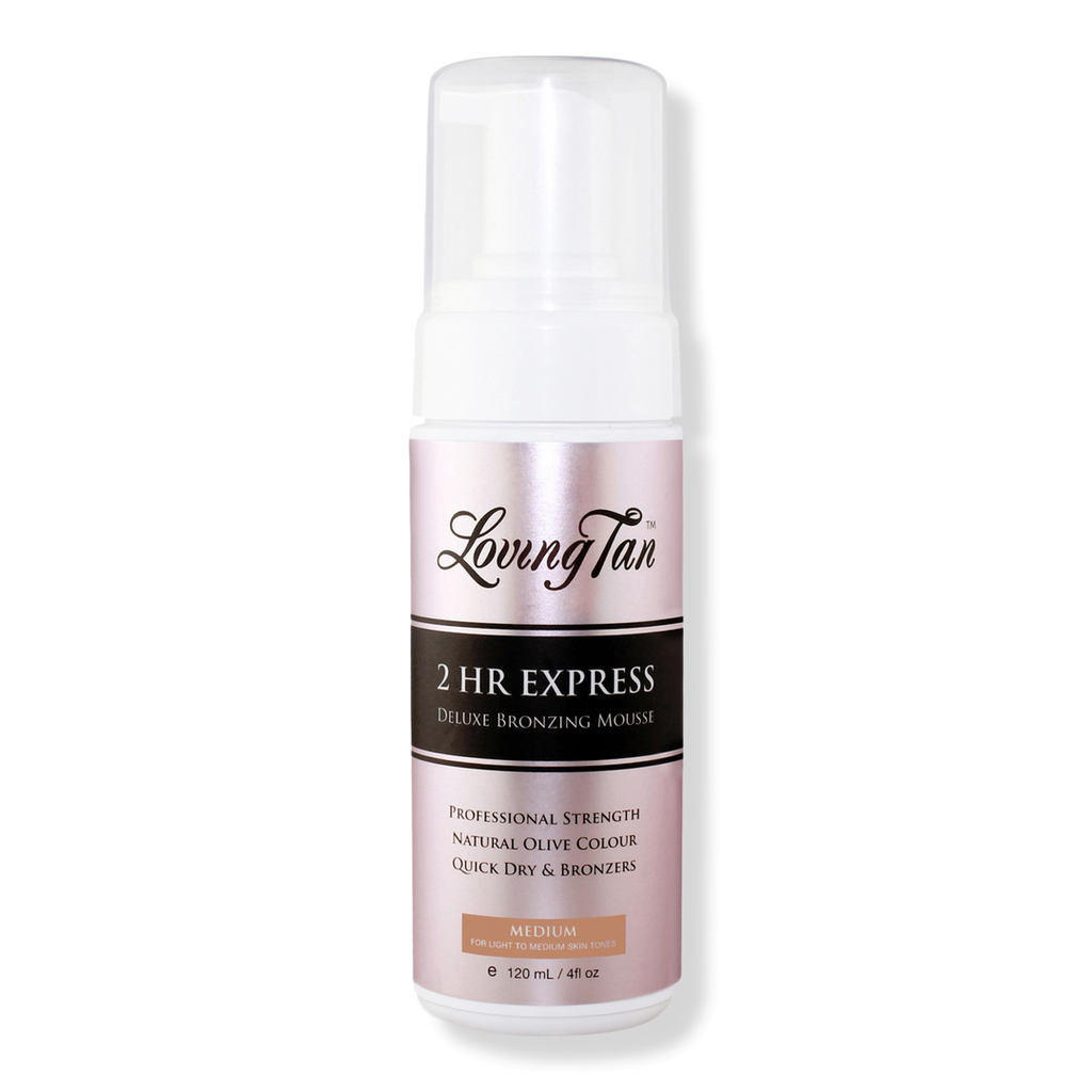 Loving Tan 2 HR Express Self Tanning Mousse Medium, 4 oz