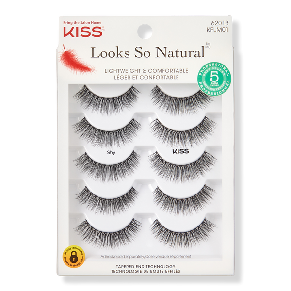 Kiss Looks So Natural Lash Shy Künstliche Wimpern Multipack, 5 Paar