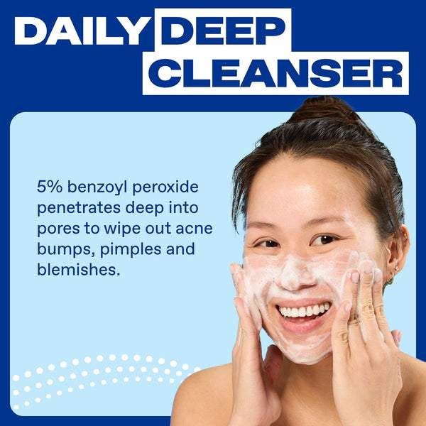 5% Benzoyl Peroxide Daily Deep Cleanser