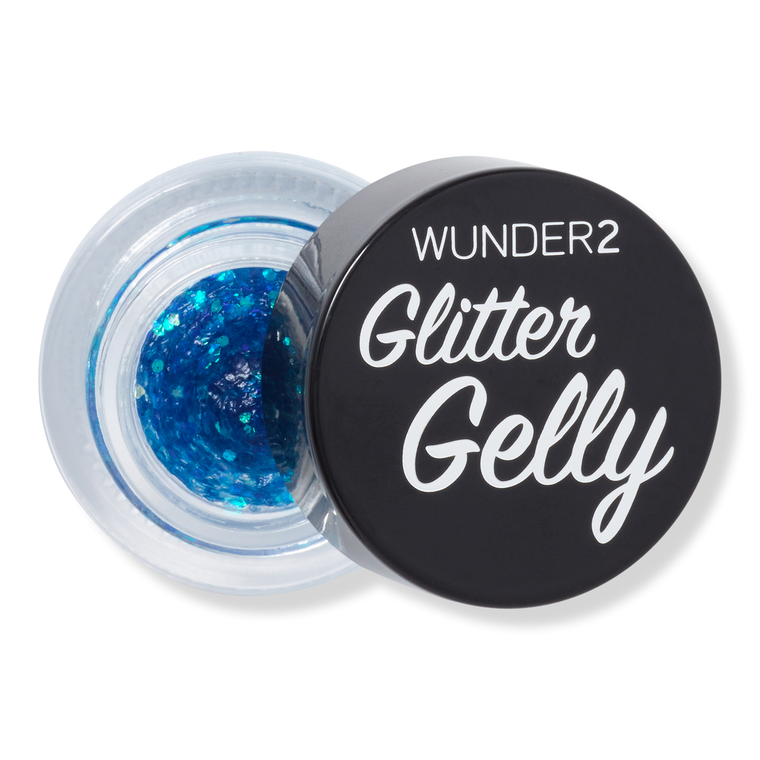 Wunder2 Glitter Gelly Glitzer-Make-up, Aquamarine, 0.033 oz