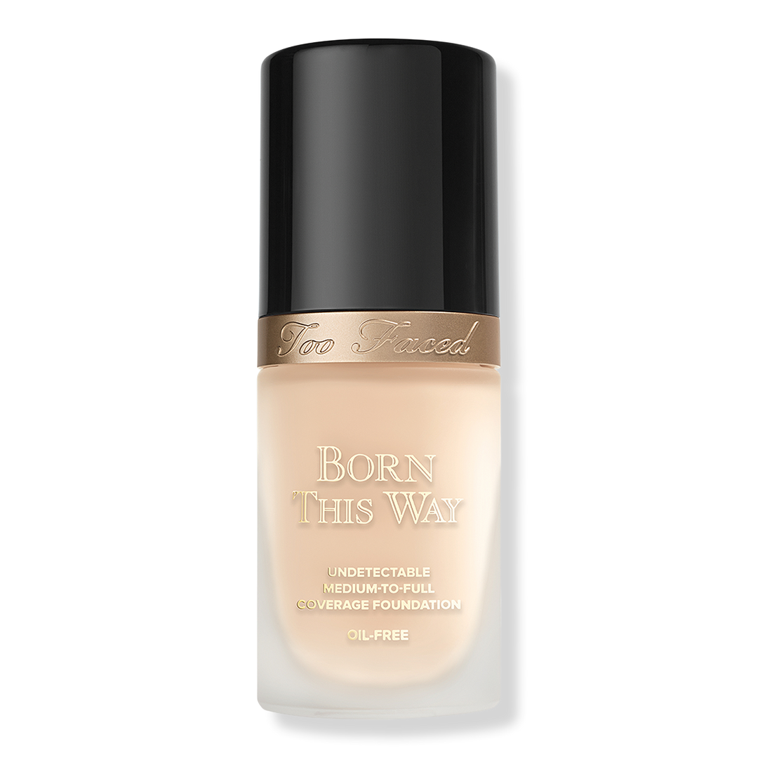 Too Faced Born This Way Undetectable Foundation mit mittlerer bis hoher Deckkraft, Seashell, 1 oz