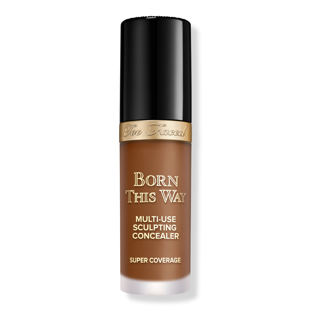 Too Faced Born This Way Super Coverage Multi-Use Sculpting Concealer, Chestnut, 0.5 oz