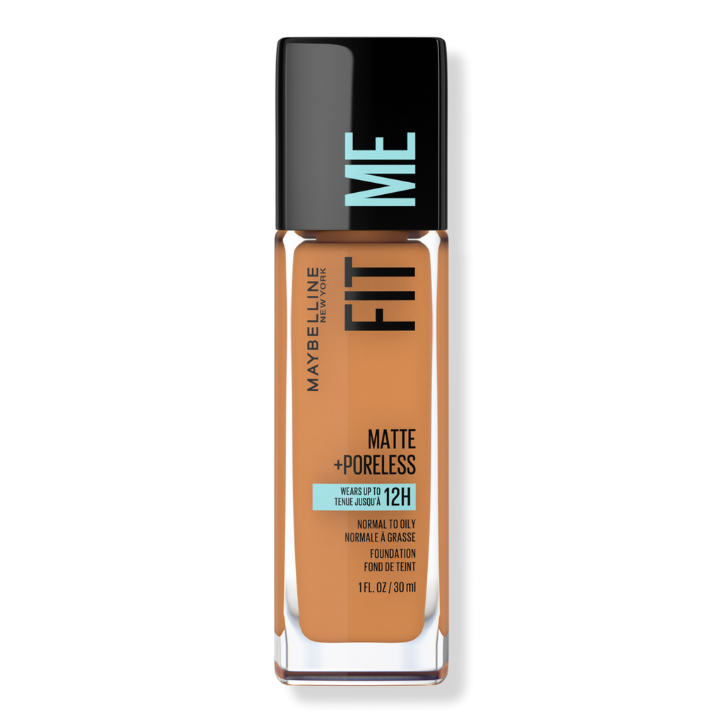 Maybelline Fit Me Matte + Poreless Flüssige Foundation, Warm Sun 334, 1 oz