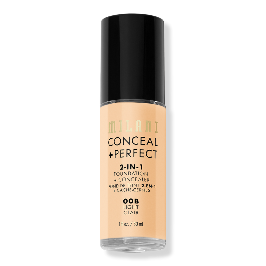 Milani Conceal + Perfect 2-in-1 Foundation + Concealer, Light, 1 oz