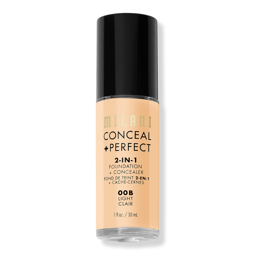 Milani Conceal + Perfect 2-in-1 Foundation + Concealer, Light, 1 oz