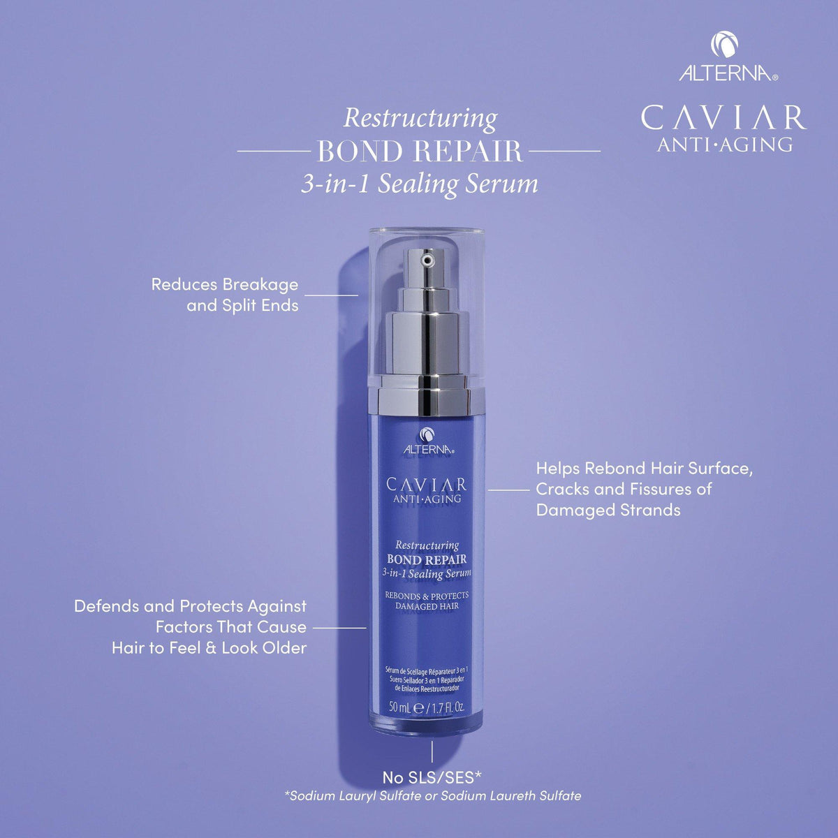 Caviar Anti-Aging Restructuring Bond Repair 3-in-1 Sealing Serum