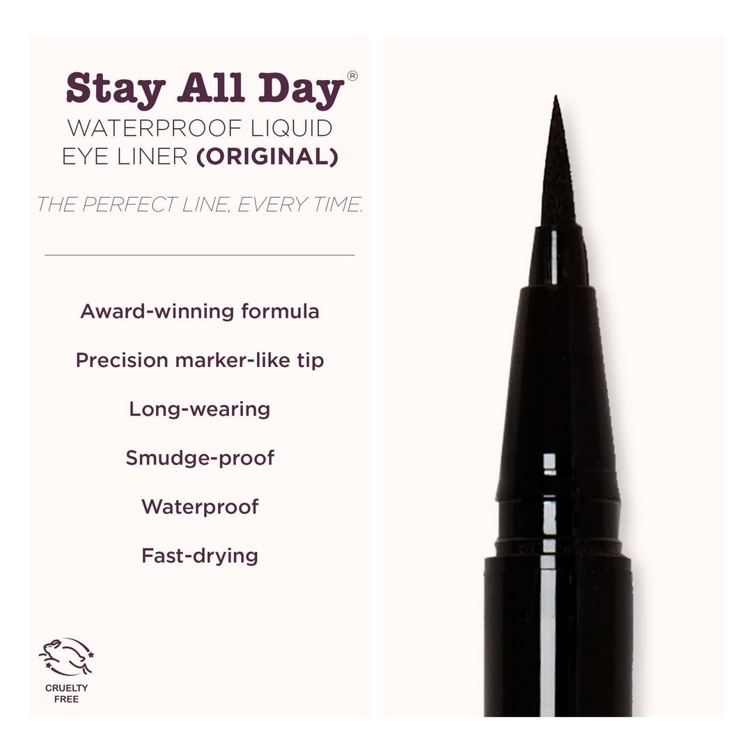 Stila Deluxe Mini Stay All Day Waterproof Liquid Eye Liner, Intense Black
