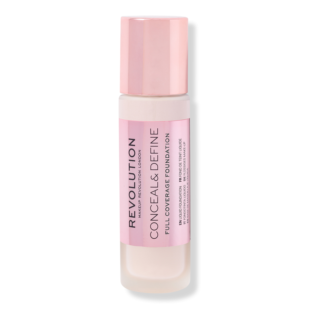 Makeup Revolution Conceal & Define Full Coverage Foundation, F0.5, 0.8 oz