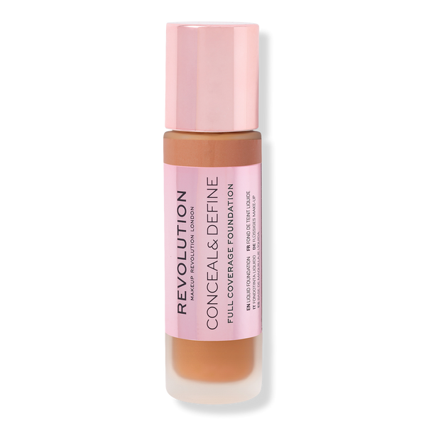 Makeup Revolution Conceal & Define Foundation mit hoher Deckkraft, F13.5, 0.8 oz