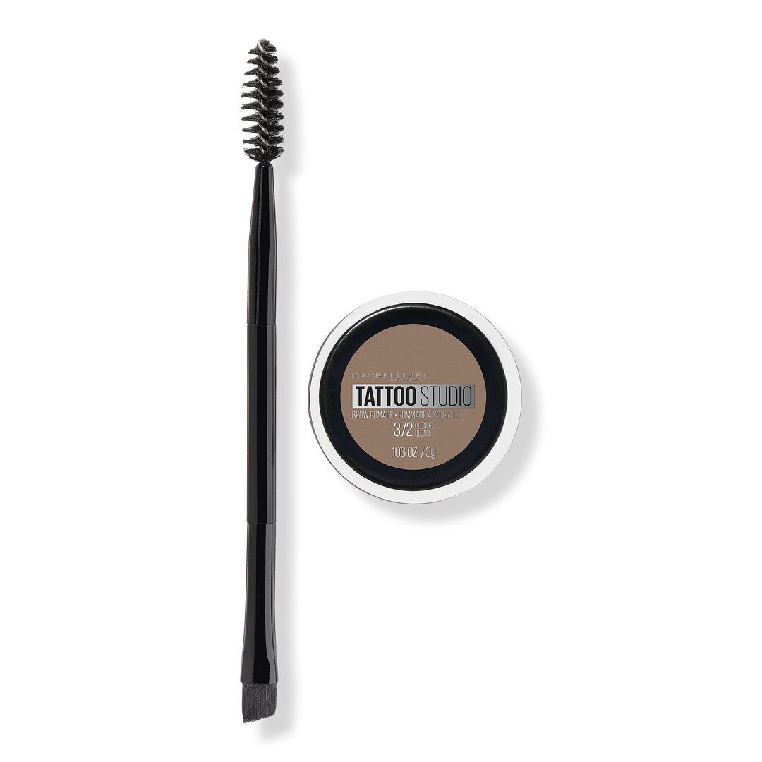 Maybelline TattooStudio Brow Pomade, Blonde, 0.10 oz