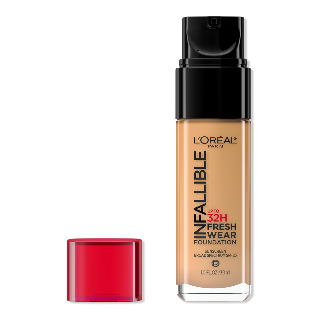 L'Oréal Infallible Fresh Wear 24HR Foundation, 475 Sun Beige, 1 oz