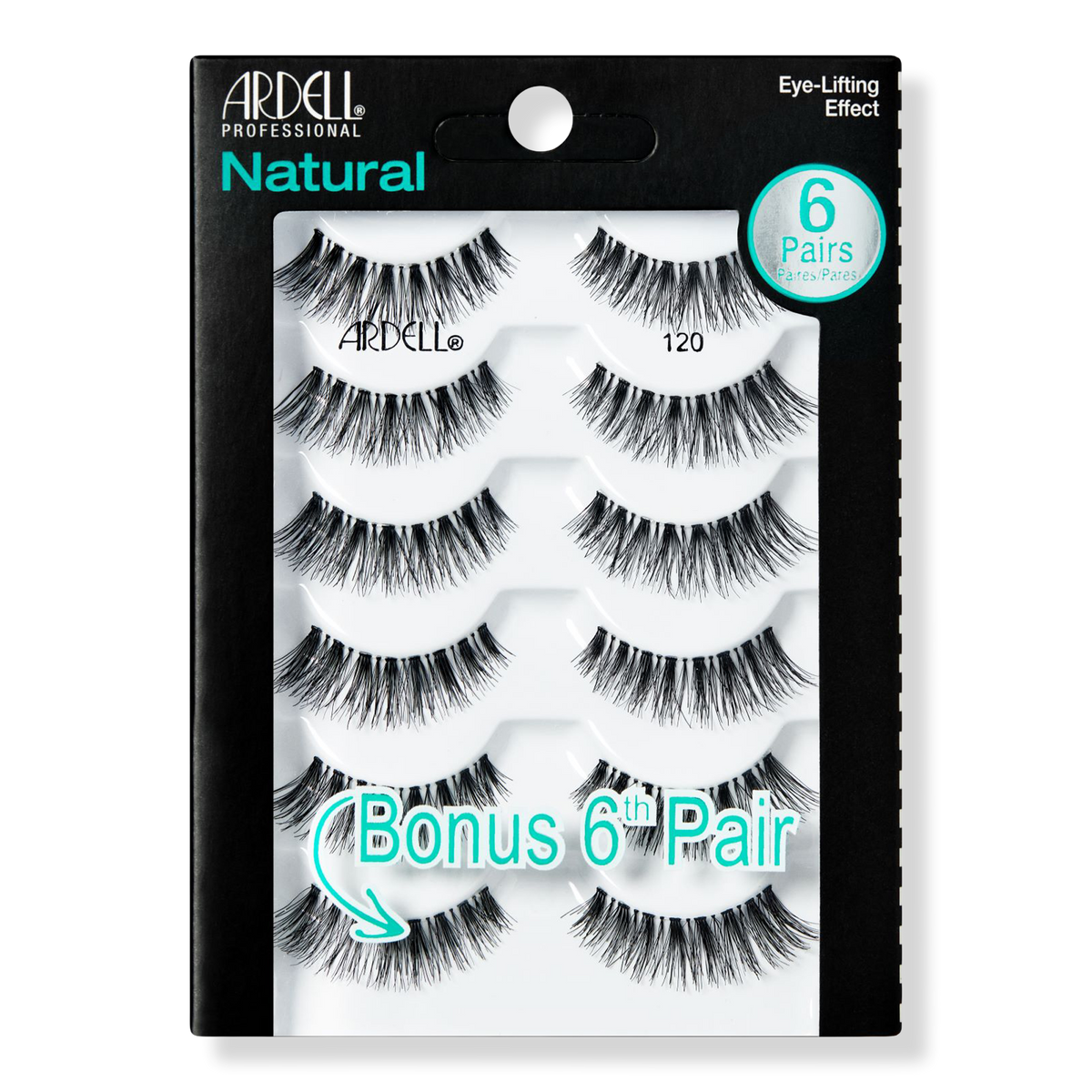 Natural False Eyelash #120 Multipack