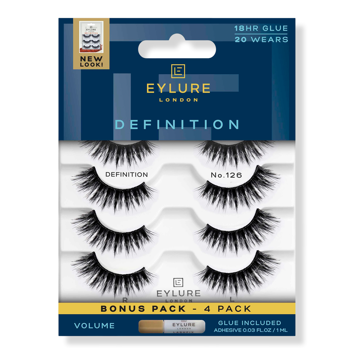 Definition No. 126 Eyelashes Multipack