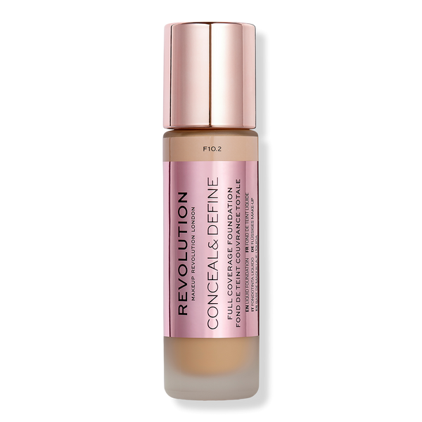 Makeup Revolution Conceal & Define Full Coverage Foundation, F10.2, 0.8 oz