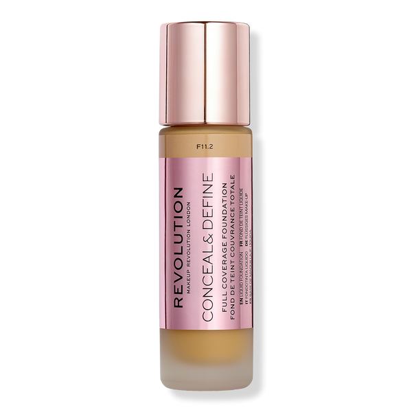 Makeup Revolution Conceal & Define Full Coverage Foundation, F11.2, 0.8 oz