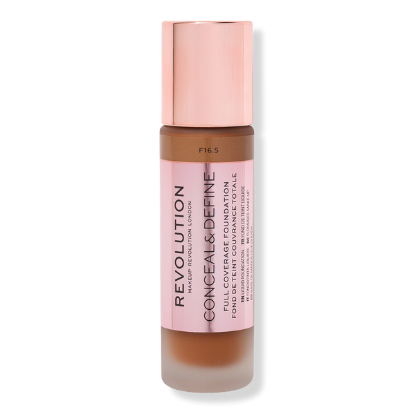 Makeup Revolution Conceal & Define Full Coverage Foundation, F16.5, 0.8 oz