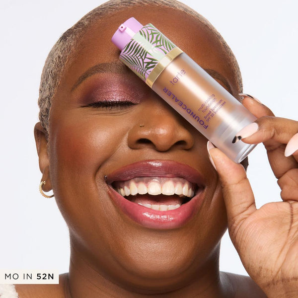 Tarte Babassu Foundcealer Dewy Foundation, SPF 20, 60H Mahogany, 1 oz